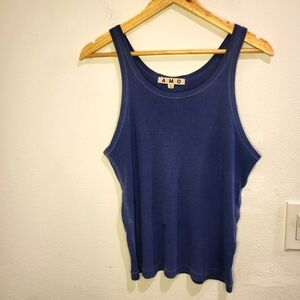 AMO Women's Blue Tank Top